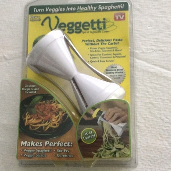Kitchen Veggetti makes perfect Veggie Spaghetti,Salads, Str-Fty & more. - Picture 1 of 5